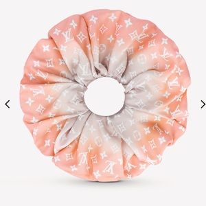 By The Pool Monogram Gradient Scrunchy Trop Chou